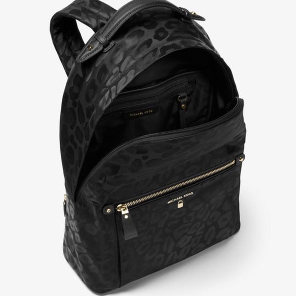 Michael Kors Kelsey Large Leopard Nylon 